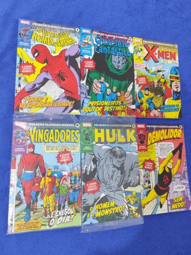 Coleção Clássica Marvel - Série Cronológica Nº 01 ao 06