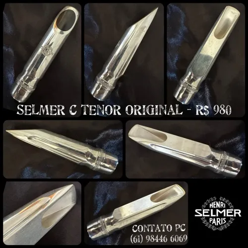 Boquilha para Sax Tenor Metal Classic C