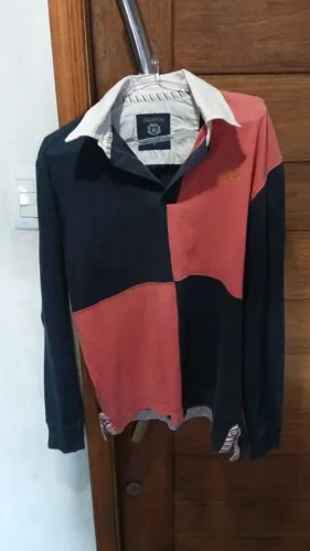 Camisa Rugby Color Block Masculina