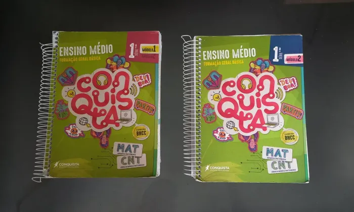 Livros Didáticos 1° Ensino Médio - Conquista