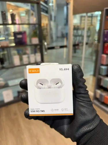 FONE SEM FIO TWS AGOLD FN-BY3 (LOJA FÍSICA)