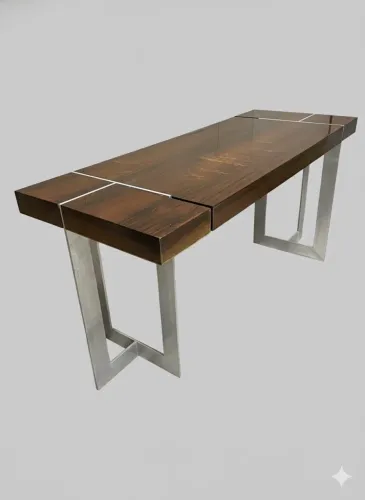 Aparador em Madeira e Aço