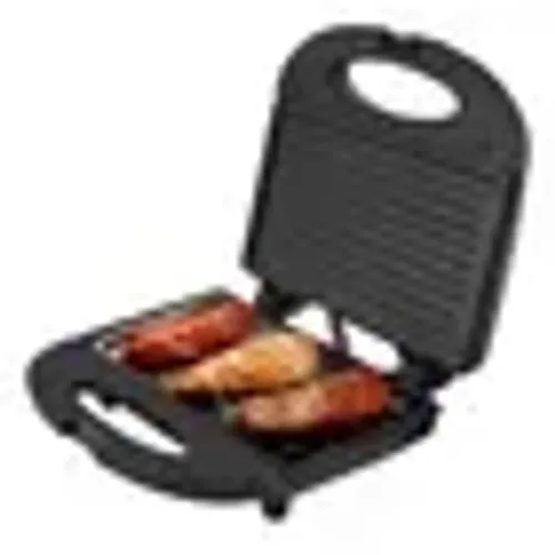 Sanduicheira Grill 2 Em 1 Kian Preta Elétrica 110v 127v 750w Cor Preto,