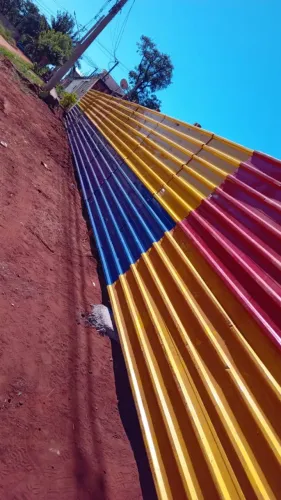 telhas zinco cores variadas de 3 mts a pronta entrega