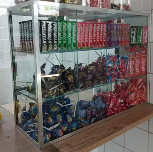 Vitrine para balas e doces