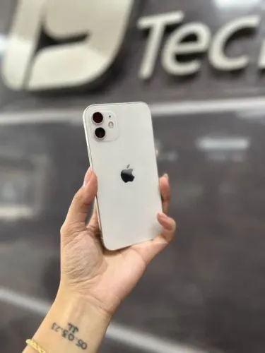 iPhone 12 128GB COR BRANCO SEMINOVO COM GARANTIA 