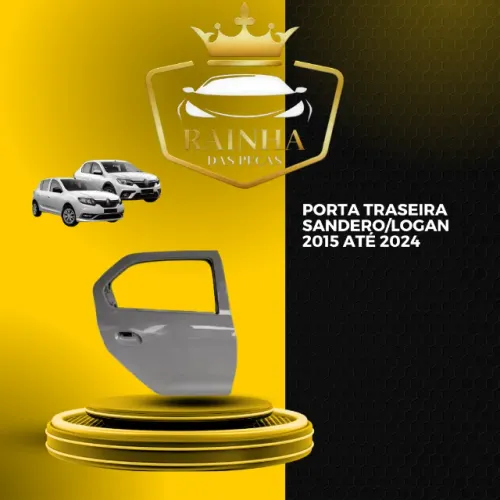 Porta Traseira Sandero/Logan 2015 até 2024
