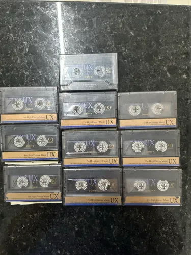 Kit de Fitas K7 Sony UX - Type II (High Bias / Chrome)