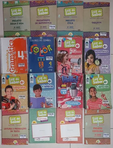 Coleção Completa Luz do Saber 4º Ano - Ensino Fundamental