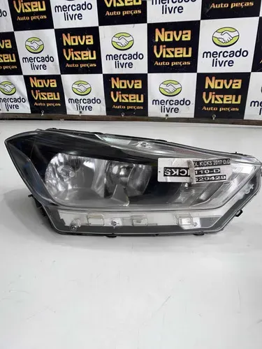 Farol Nissan Kicks 2017 Lado Direito (com Peq Detalhe)