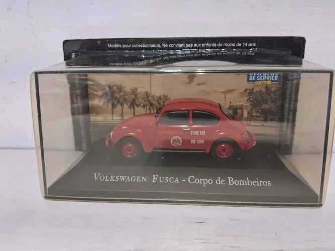Fusca Corpo de Bombeiros - Miniatura Volkswagen