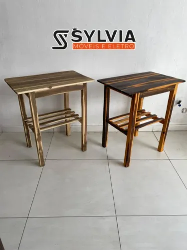 MESA APARADOR DE MADEIRA