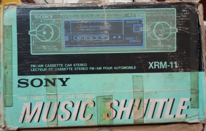 Rádio toca fitas Sony XRM 11
