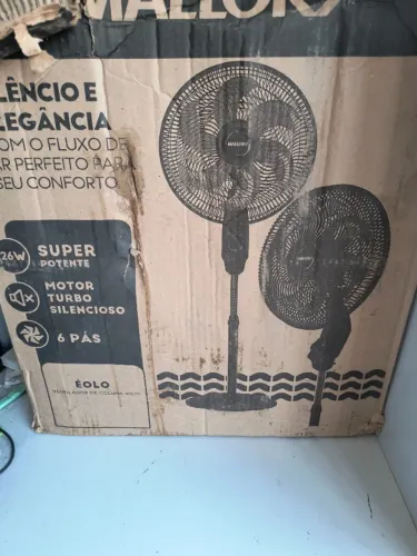 Ventilador Mallory Eolo 40cm 126w 6pas 127v