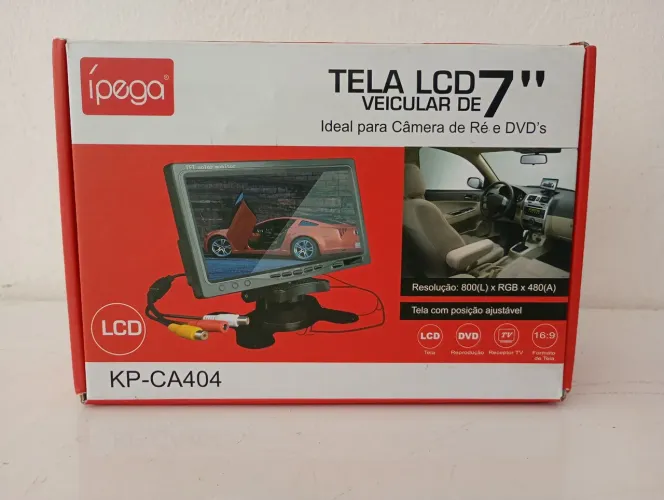 Tela LCD 7 veicular 