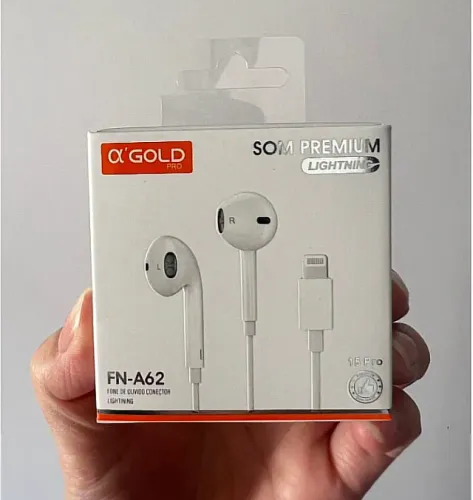 Fone de ouvido com fio para iPhone Alta Qualidade - Entrega Grátis + Garantia