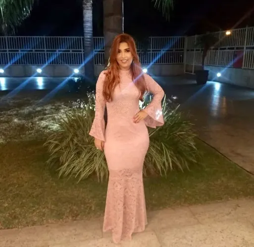 Vestido de festa rosa