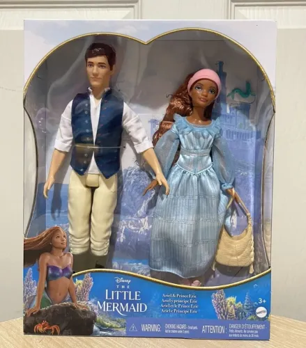 BONECA BARBIE PRINCESA ARIEL E PRÍNCIPE ERIC LIVE ACTION NOVOS LACRADOS
