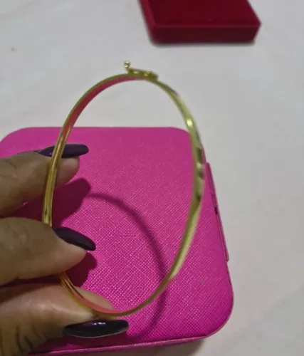 Vendo meu bracelete de ouro 18k por 800 reais, peso 2,3