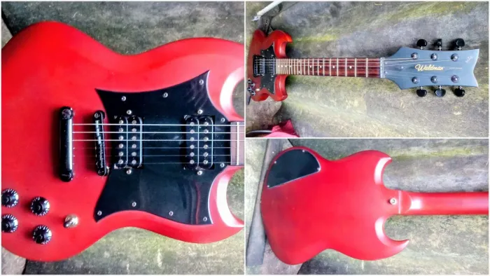Guitarra SG Waldman com malagoli standard 