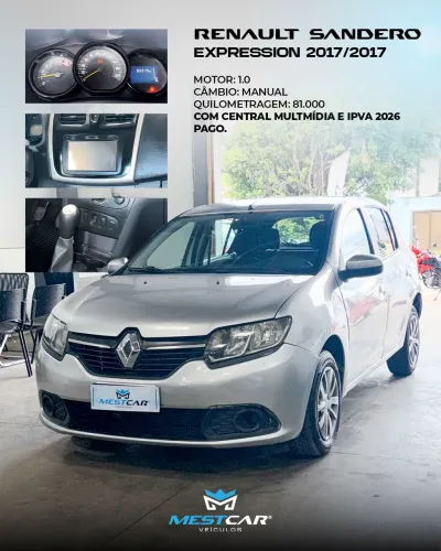 Renault Sandero Expression Flex 1.0 12V 5P 2017