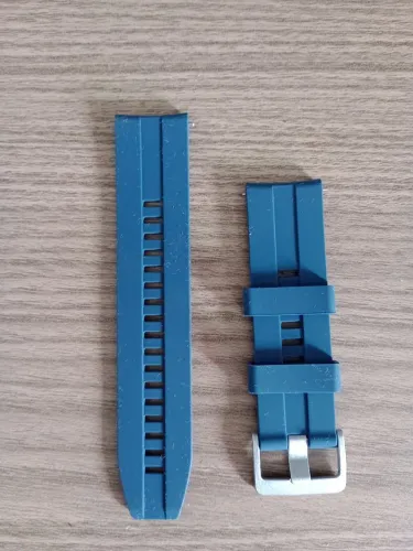 Pulseira Macia de Silicone para relógio de pulso cor azul escuro marinho
