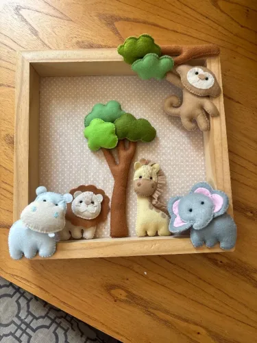 Kit safari quarto infantil