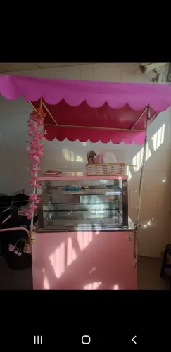 Carrinho para venda de doces