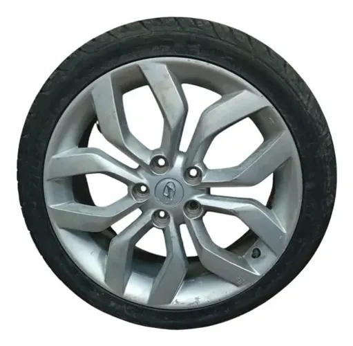 Roda Aro 18 Hyundai Veloster com Pneu 225/40 R18 Cinza Semi-novo