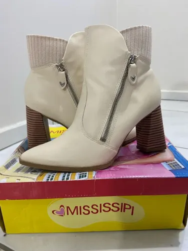 Botas de couro Mississipi, tamanho 36