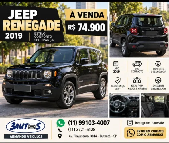 Jeep Renegade 1.8 4X2 Flex 16V Aut. 2019