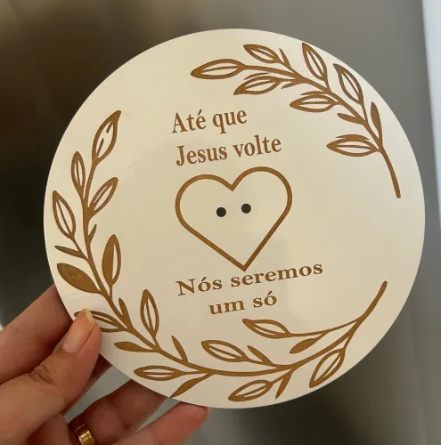 Plaquinhas para casamento 