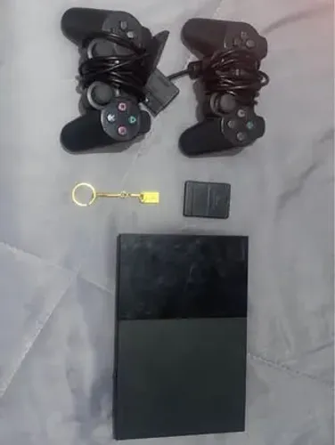 PlayStation 2 Slim + 1 Controle + Pen Drive Recheado de Clássicos! ?