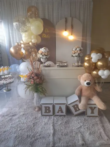 Decoração chá revelação $450,00