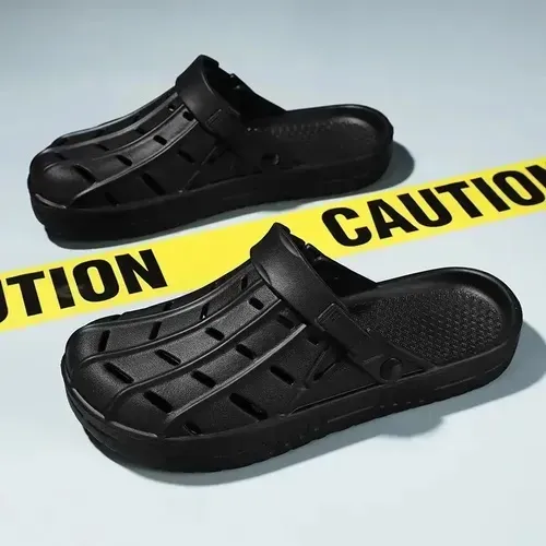 ? Crocs de EVA Preto Unissex - Numeração 54 - Super Confortável e Leve