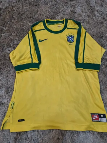 Camisa Seleção Brasileira Copa 98 - ORIGINAL NIKE - Brasil Copa 1998