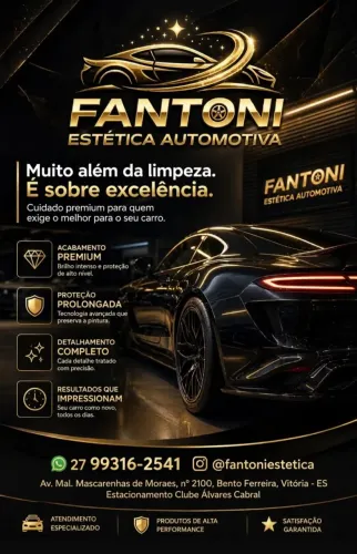 Vaga Trabalho Estética Automotiva Fantoni