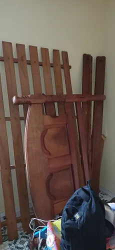 Cama casal madeira
