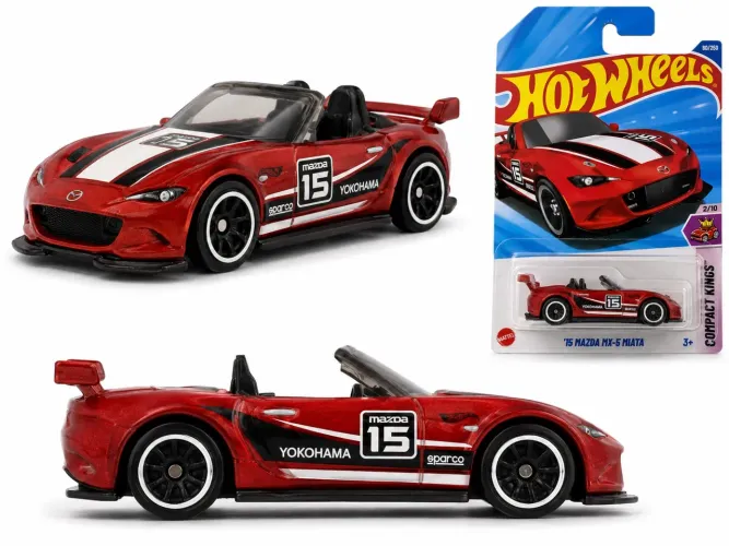 Hot Wheels ?15 Mazda MX-5 Miata Compact Kings Lacrado Original Mattel
