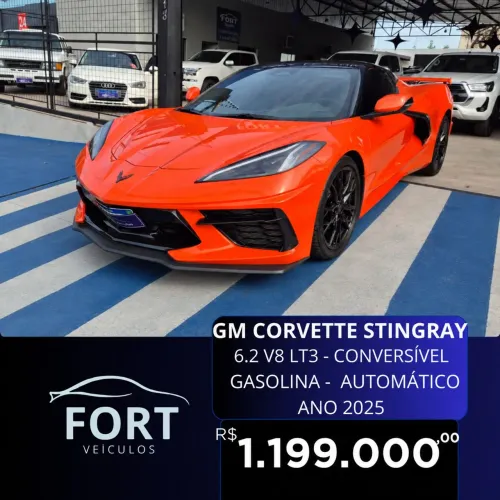 Chevrolet Corvette V8 6.2 LT3 Stingray Conversível Gas. Aut. 2025
