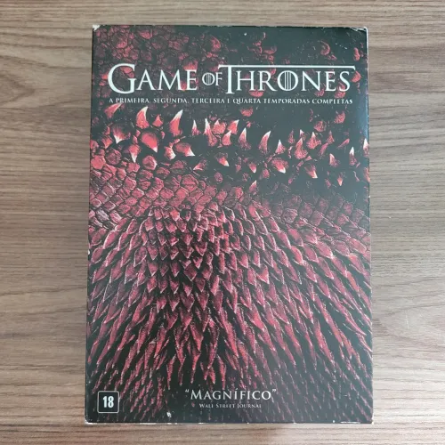 Box Game of Thrones - Temporadas 1, 2, 3 e 4 completas - 20 discos