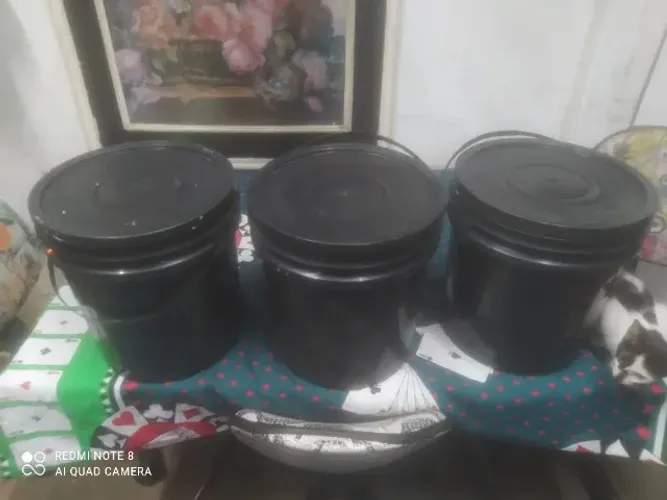 Vendo baldes grandes 28 kg