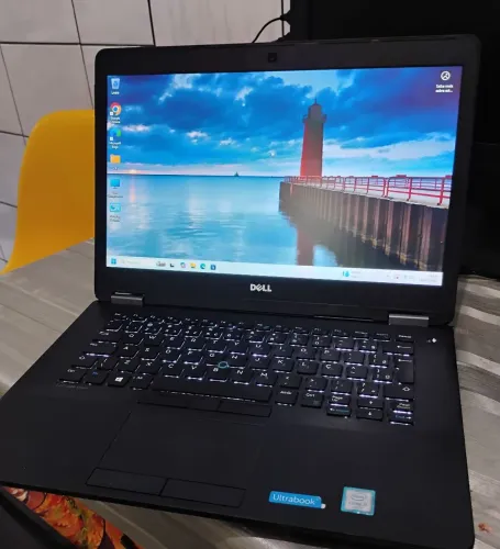 Notebook Dell Latitude 7470 - i7 6600U, 8gb Memória, SSD NVme, teclado iluminado