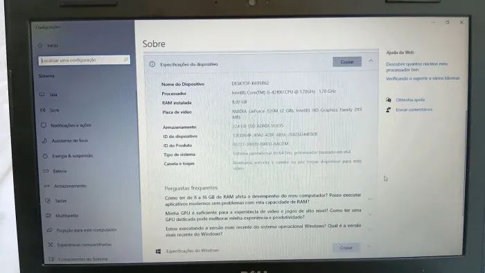 PECHINCHA NOTEBOOK DELL I5