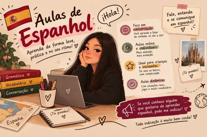 Aulas Particulares de ESPANHOL!!!