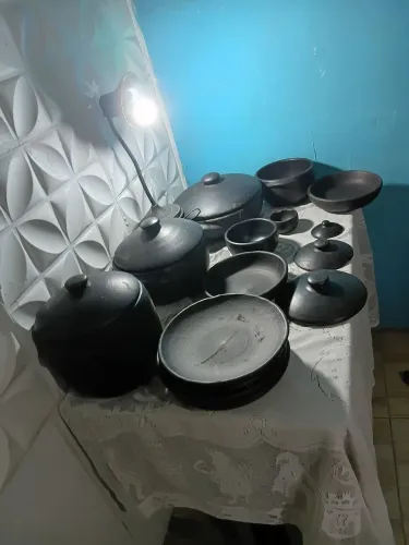 Conjunto de panelas de barro completo 