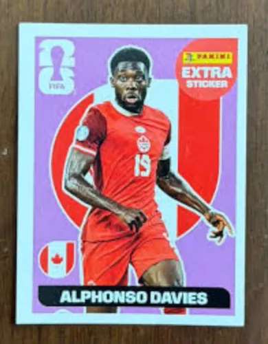 Figurinha Legend Alphonso Davies Original Copa 2026 FRETE PARA TODO O BRASIL