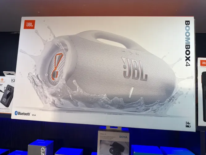 Caixa de som JBL Boombox 4 branca nova lacrada, nota fiscal e garantia de fábrica