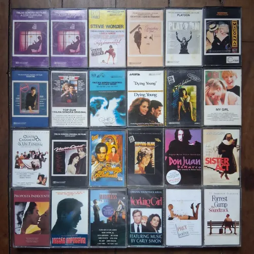 Fita cassete k7 Trilha sonora de filmes - 24 Titulos