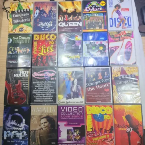 DVDs Musicais Internacionais Vol. 1 - Raríssimos - De colecionador